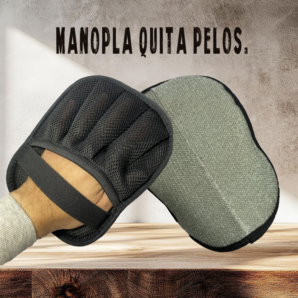 Manopla Quita Pelos por Estática | Reutilizable y Lavable