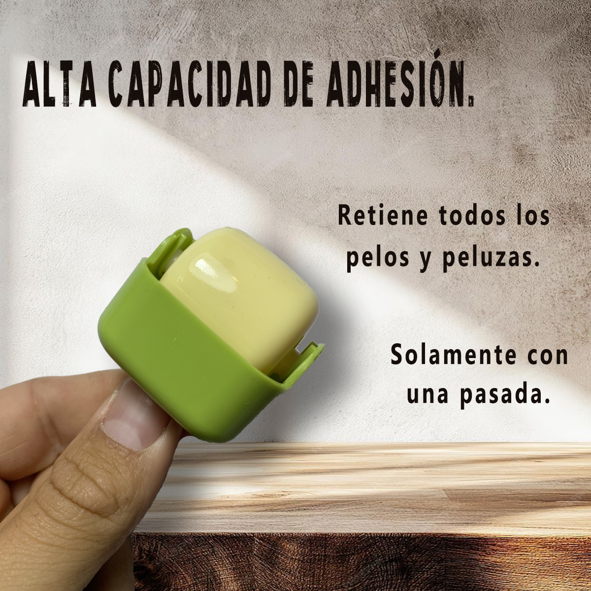 Roller Quita Pelos Adhesivo | Reutilizable, Lavable y Compacto