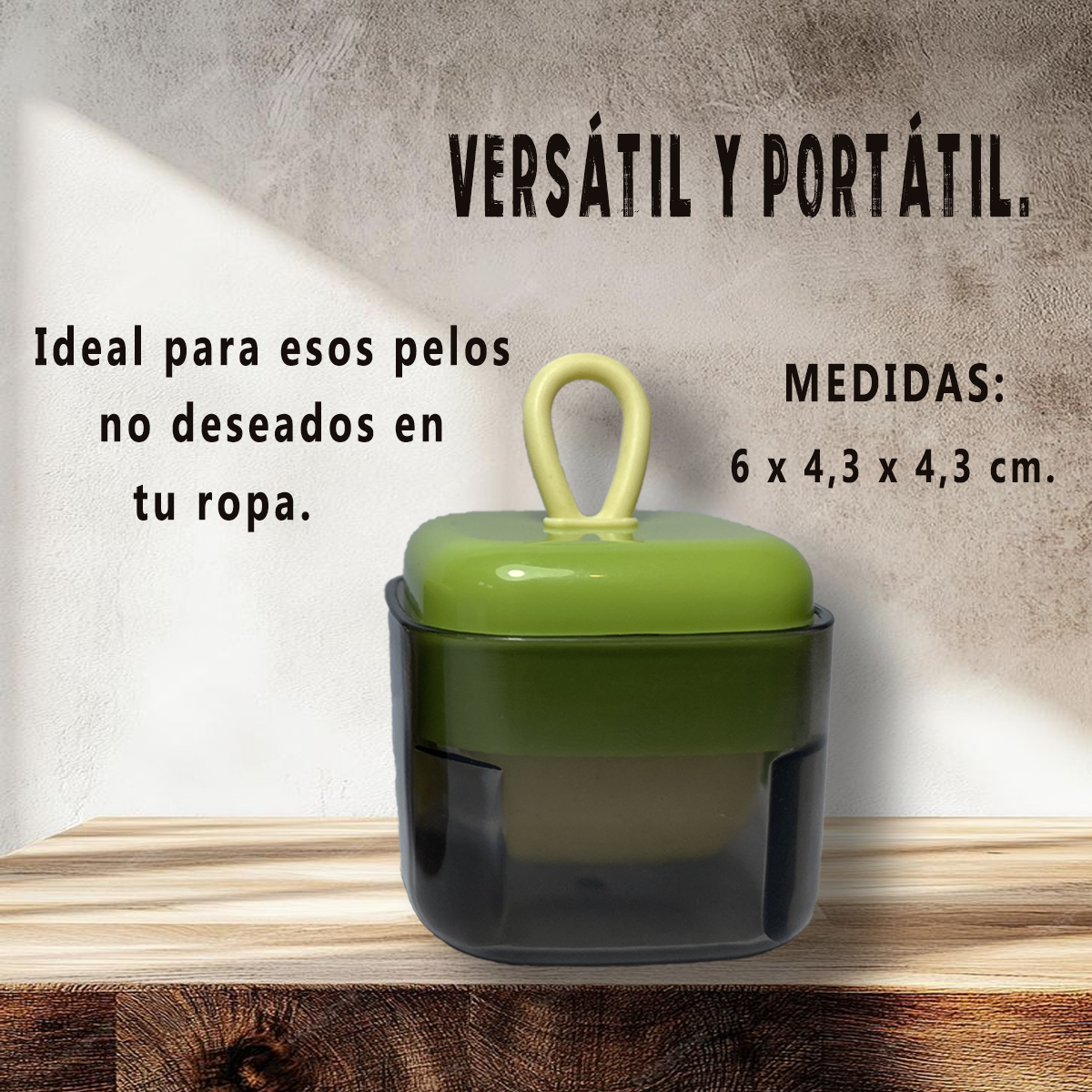 Roller Quita Pelos Adhesivo | Reutilizable, Lavable y Compacto